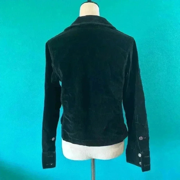 Tru Grit Navy Corduroy Button Jacket Outdoor Casual Womens Size S - Picture 3 of 6